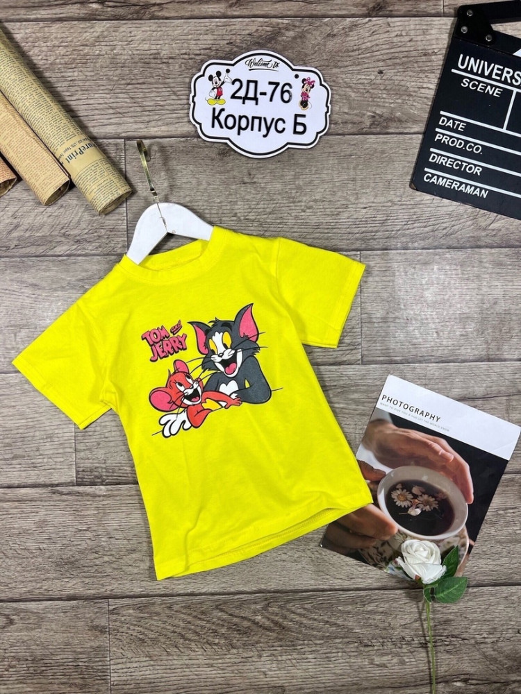 Детская футболка желтая купить в Интернет-магазине Садовод База - цена 230 руб Садовод интернет-каталог
